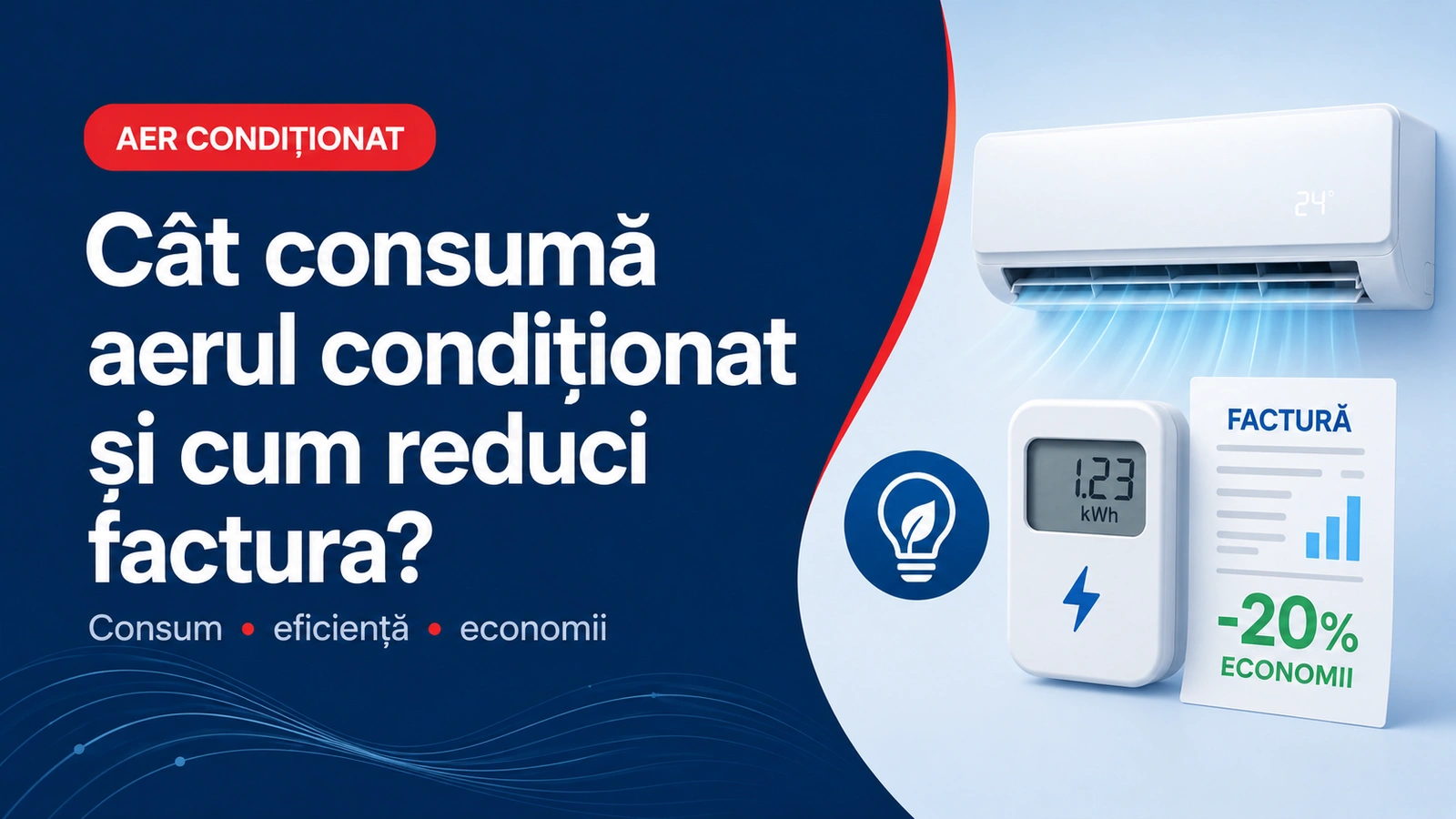 Cât consumă aerul condiționat și cum reduci factura