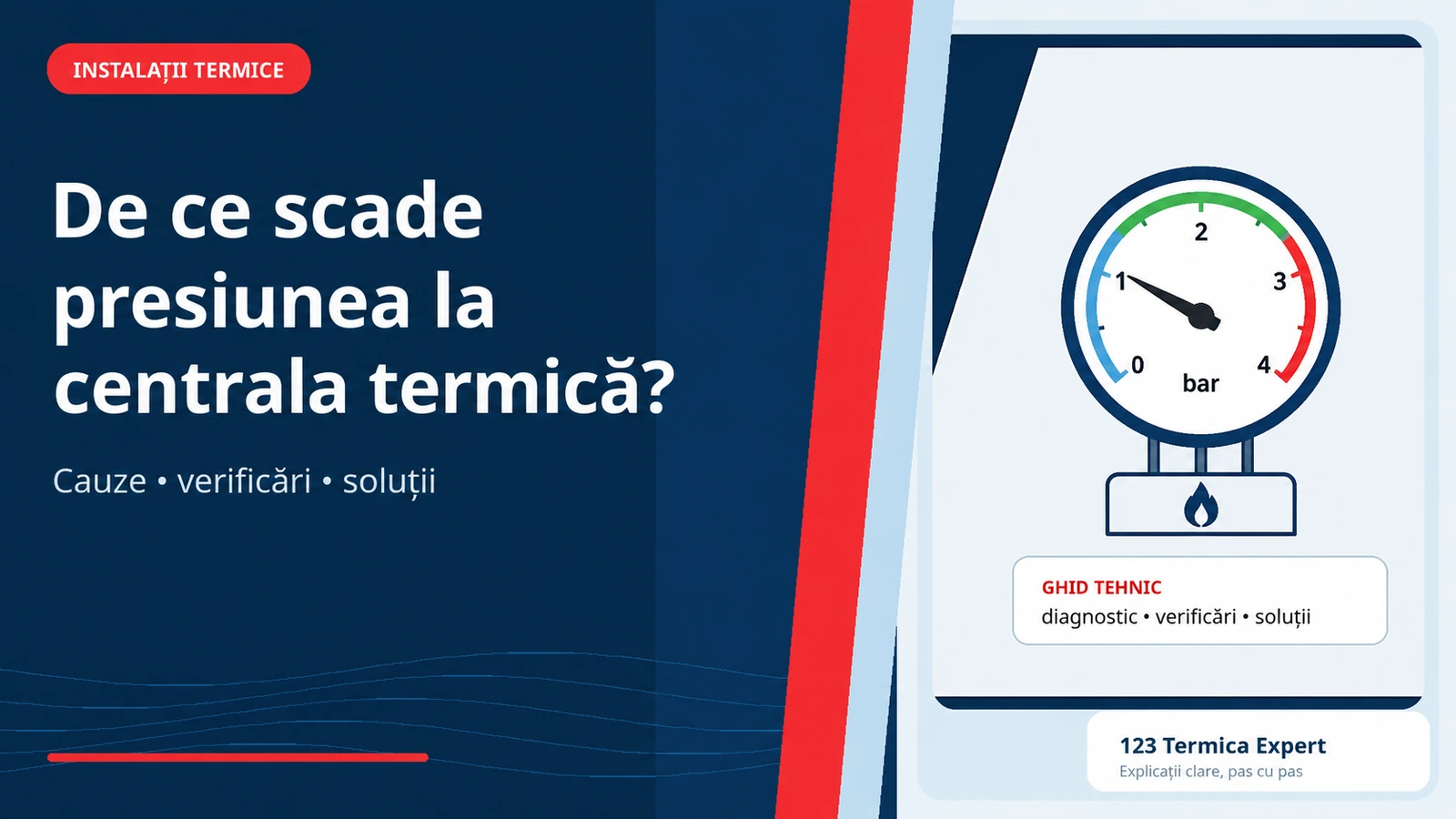 De ce scade presiunea la centrala termică?